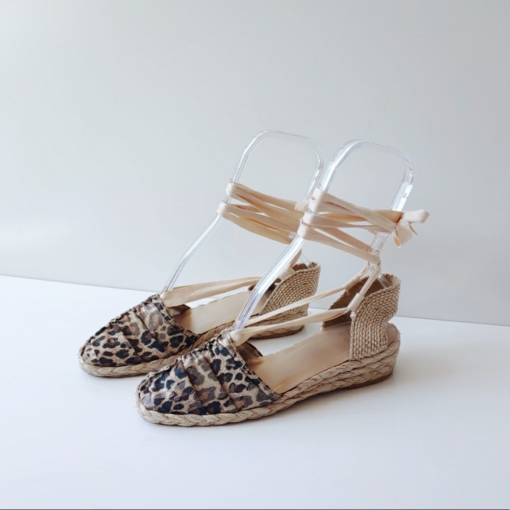 Stuart Weitzman Ankle Wrap Espadrille
